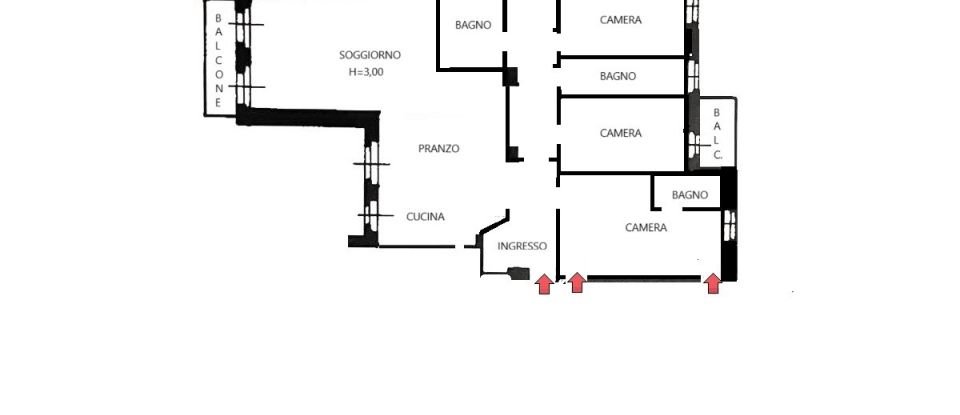 Hotel 4 rooms of 160 m² in Milano (20122)