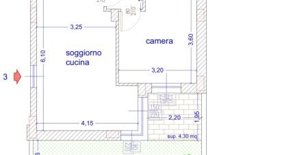 Trilocale di 60 m² a San Benedetto del Tronto (63074)